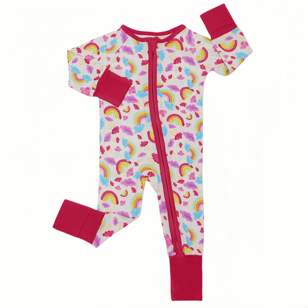 Magic Rainbow | Bamboo Pajamas, Thermo-Regulating, Double Zipper, 4-Way Stretch