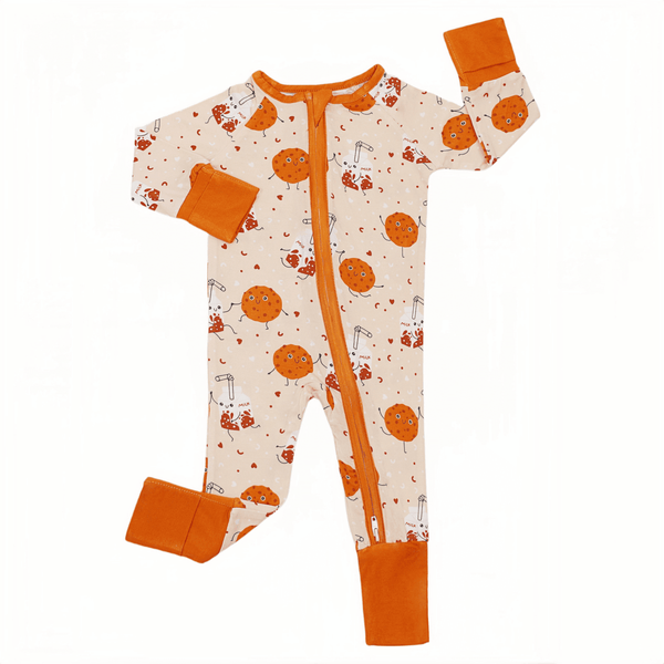 Milk & Cookie | Bamboo Pajamas, Thermo-Regulating, Double Zipper, 4-Way Stretch