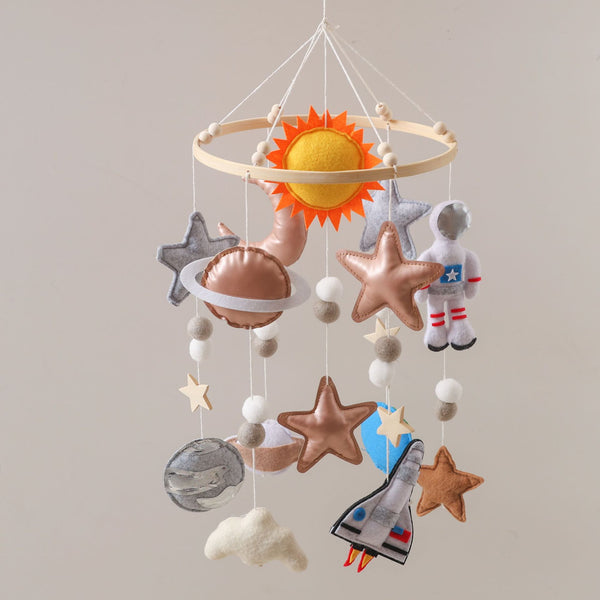Cosmic Explorer Baby Mobile | Space-Themed Nursery Decor with Astronaut & Planets | Perfect Baby Shower Gift