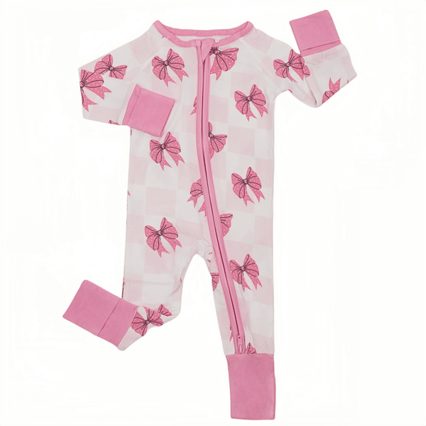 Ribbon Wish | Bamboo Pajamas, Thermo-Regulating, Double Zipper, 4-Way Stretch